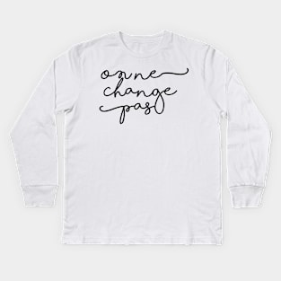 On ne change pas Kids Long Sleeve T-Shirt